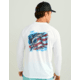 HUK Performance Fishing KC Pursuit Graphic Crew - Mens, White3, 2XL, H1200631-109-XXL