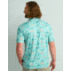HUK Performance Fishing KC Pursuit Printed Polo - Mens, Marine Blue, Medium, H1200635-372-M