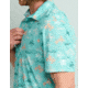 HUK Performance Fishing KC Pursuit Printed Polo - Mens, Marine Blue, Medium, H1200635-372-M