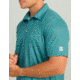 HUK Performance Fishing KC Pursuit Printed Polo - Mens, Storm Blue, Small, H1200635-394-S