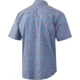 HUK Performance Fishing Kona Woven Short Sleeve - Mens, Milky Blue, Extra Large, H1500077-421-XL
