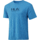 HUK Performance Fishing Logo Fishing Short Sleeve Tee - Mens, Scuba Blue, Extra Large, H1000240-432-XL