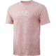 HUK Performance Fishing Logo Fishing Short Sleeve Tee - Mens, Seashell Pink, Small, H1000240-682-S