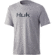 HUK Performance Fishing Logo Tee - Men's, Ovrcstgrey Hthr, 2XL, H1000359-089-XXL