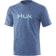 HUK Performance Fishing Logo Tee - Men's, Titanium Heather, L, H1000359-482-L