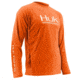 HUK Performance Fishing Men's Performance Vented Long Sleeve Shirt, Orange, Large H1200118-800-L