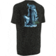 HUK Performance Fishing Mens KScott Jumping Bass Tee, Dark Grey Heather, H1000074DGHS