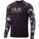 HUK Performance Fishing Mossy Oak Double Header Long Sleeve Graphic T-Shirt - Mens, Mossy Oak Hydro Blackwater, Large, H1200229-078-L
