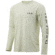 HUK Performance Fishing Pursuit Bass And Blue Long Sleeve Graphic T-Shirt - Mens, Fog Green, Medium, H1200214-331-M