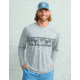 HUK Performance Fishing Pursuit Graphic Crew - Mens, Harbor Mist, Extra Large, H1200630-034-XL