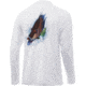 HUK Performance Fishing Pursuit Hogzilla LS Graphic T-Shirt - Mens, White, Medium, H1200208-100-M