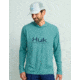 HUK Performance Fishing Pursuit Hoodie Heather - Mens, Storm Blue Hthr, Medium, H1200486-540-M