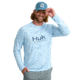 HUK Performance Fishing Pursuit Mossy Oak Printed LS Crew - Mens, Moe Cw Artic, 3XL, H1200610-943-XXXL