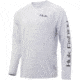 HUK Performance Fishing Pursuit Target Rich Long Sleeve Graphic T-Shirt - Mens, Glacier, Extra Large, H1200203-051-XL
