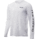HUK Performance Fishing Pursuit Target Rich Long Sleeve Graphic T-Shirt - Mens, White, Medium, H1200203-100-M