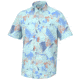 HUK Performance Fishing Radical Botanical Kona - Mens, Eggsheel Blue, 2XL, H1500195-494-XXL