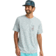 HUK Performance Fishing Raw Bar Tee - Mens, Harbor Mist, 2XL, H1000527-034-XXL