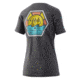 HUK Performance Fishing Sun Hex Crew - Womens, Iron Heather, Small, H6100056-014-S