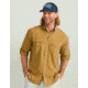 HUK Performance Fishing Tide Point Break Long Sleeve Chambray Shirt - Mens, Sand Piper, 2XL, H1500166-217-XXL