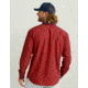 HUK Performance Fishing Tide Point Break Long Sleeve Chambray Shirt - Mens, Scarlet Blaze, Extra Large, H1500166-621-XL
