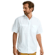 HUK Performance Fishing Tide Point Printed Short Sleeve Shirt - Mens, White, Extra Large, H1500220-100-XL