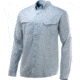 HUK Performance Fishing Tide Point Woven Solid Long Sleeve Shirt - Mens, Small, Plein Air, H1500062-451-S