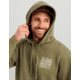 HUK Performance Fishing Tight Lines Cotton Fleece Hoodie - Mens, Moss, Medium, H1300129-316-M