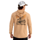 HUK Performance Fishing Trout Wrangle Hoodie Tee - Mens, Marl, Extra Large, H1000581-201-XL