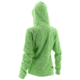 HUK Performance Fishing Womens Hoodie, Lime-Aid/SubPhantis Night Vision, Small, H6130002-330-S