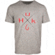 HUK Performance Fishing Xmark Mens Tee, True Gray Heather, Large, H1000090-035-L