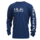 HUK Performance Fishing Y Icon LS Tops, Long Sleeve - Youth, Dark Blue, Extra Large, H7120006-401-YXL