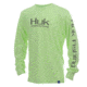 HUK Performance Fishing Y Icon LS Tops, Long Sleeve - Youth, Key Lime, Extra Large, H7120006-336-YXL