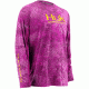 HUK Performance Fishing Youth Kryptek Icon Long Sleeve Top, Kryptek Glo Pink, YXL H7000001-690-YXL