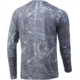 HUK Performance Fishing Stone Shore Pursuit L/S Shirt - Men's, Overcast Grey, M, H1200409-032-M