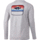 HUK Performance Fishing Sunset Bass Pursuit L/S Shirt - Men's, Oyster, S, H1200421-052-S