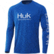 HUK Performance Fishing Vented Pursuit L/S Shirt - Mens, Huk Blue, M, H1200396-457-M