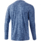 HUK Performance Fishing Waypoint Running Lakes L/S Shirt - Men's, Titanium Blue, XL, H1200444-428-XL