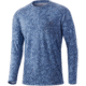 HUK Performance Fishing Waypoint Running Lakes L/S Shirt - Men's, Titanium Blue, XL, H1200444-428-XL