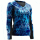 HUK Womens Kryptek Long Sleeve Icon Shirt, Kryptek Pontus H1200075PONXL