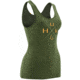 HUK Womens X Mark Tank, Heather Green H1000083HGNXS