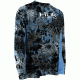 HUK Youth Kryptek Icon Long Sleeve Shirt, Kryptek Neptune H7000001NEPYL