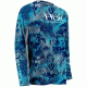 HUK Youth Kryptek Icon Long Sleeve Shirt, Kryptek Pontus H7000001PONYXL