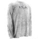 HUK Youth Kryptek Icon Long Sleeve Shirt, Yeti-Grey H7000001YT2YXL