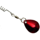 Humdinger Keith Poche Power Spinner, Red/Nickel Colorado Blade, #2, 5 Pack, KPS-05