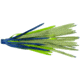 Humdinger Rubber Skirt, Blue White &amp; Chartreuse, 3 1/2in, 3/Pack, RS3-E