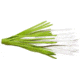 Humdinger Rubber Skirt, Chartreuse &amp; White, 3 1/2in, 3 Pack, RS3-A
