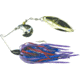 Humdinger Spinnerbait, Gold Colorado Blade/Nickel Willow Blade, 4/0 Hook, Purple/Red/Blue Skirt, 1/4oz, 01-S