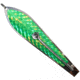 Huntington Lures Huntington Eco Lure Spoon, 5 1/2in 9/0 Hook, Stainless Steel w/Fluorescent Green Flash Scale, ECO3-1/2-GRFS