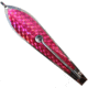 Huntington Lures Huntington Eco Lure Spoon, 5 1/2in 9/0 Hook, Stainless Steel w/Hot Pink Flash Scale, ECO3-1/2-HPFS