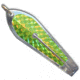 Huntington Lures Huntington Original Drone Spoon, 2 1/4in 3/0 Hook, 1/6oz, Fluorescent Yellow Flash Scale, 0-YFS